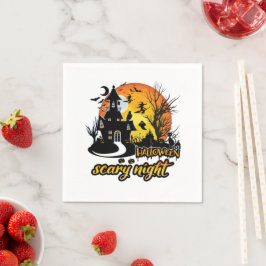 Guardanapo De Papel Halloween Scary Night