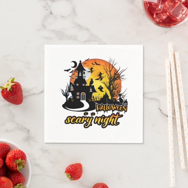 Guardanapo De Papel Halloween Scary Night (Insitu)