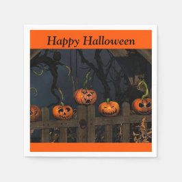Guardanapo De Papel Halloween Scary Pumpkins Kids Party Paper Napkin
