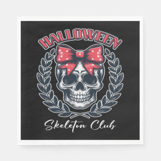 Guardanapo De Papel Halloween Skeleton Club