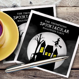 Guardanapo De Papel Halloween Spooktacular Spooky, Bruxa de Casa Assom