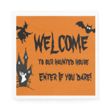 Halloween Spooky Hunted House Paper
