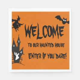 Guardanapo De Papel Halloween Spooky Hunted House Paper