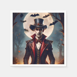 Guardanapo De Papel Halloween Steampunk Gótico Zumbi Vampiro