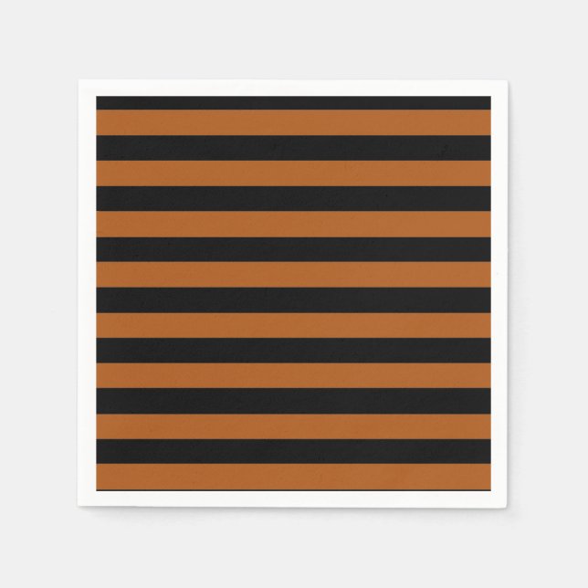 Guardanapo De Papel Halloween Stripes (Frente)