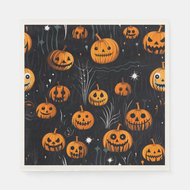 Guardanapo De Papel Halloween Themed (Frente)