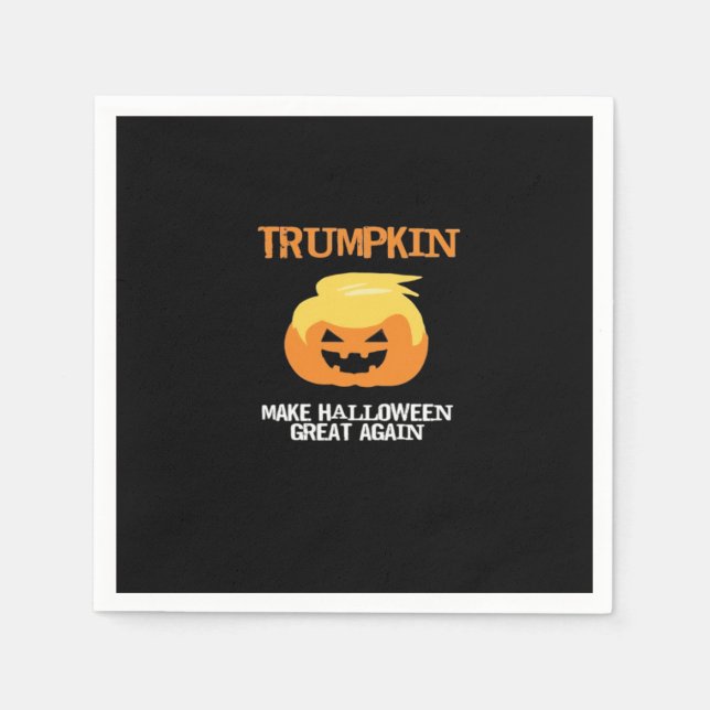 Guardanapo De Papel Halloween Trumpkin V3 (Frente)