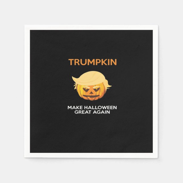 Guardanapo De Papel Halloween Trumpkin V4 (Frente)