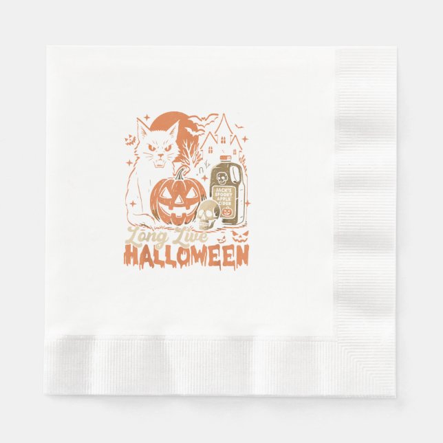 Guardanapo De Papel Halloween Vivo (Frente)
