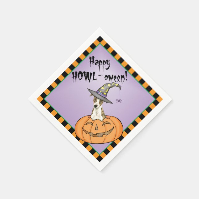 Guardanapo De Papel Halloween Whippet (Canto)