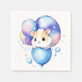 Guardanapo De Papel Hamster Birthday