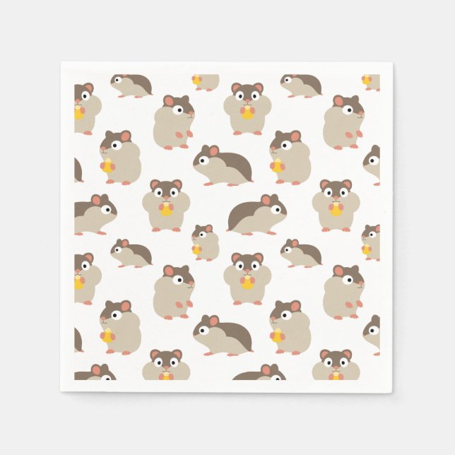 Guardanapo De Papel Hamsters (Frente)