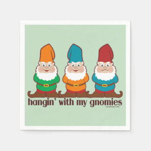 Guardanapo De Papel Hangin com meu Gnomies