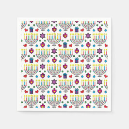 Guardanapo De Papel Hanukiah Hanukkah Menorah