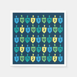 Guardanapo De Papel Hanukkah Dreidel Party Napkins