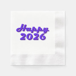 Guardanapo De Papel Happy 2026