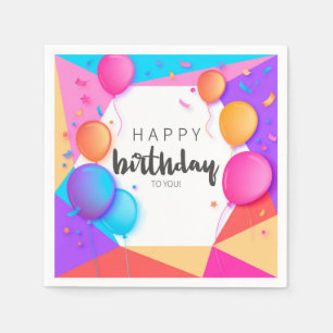 Guardanapo De Papel Happy Birthday To You