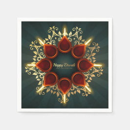 Guardanapo De Papel Happy Diwali Napkins