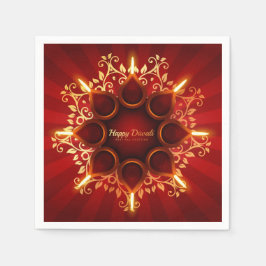 Guardanapo De Papel Happy Diwali Napkins