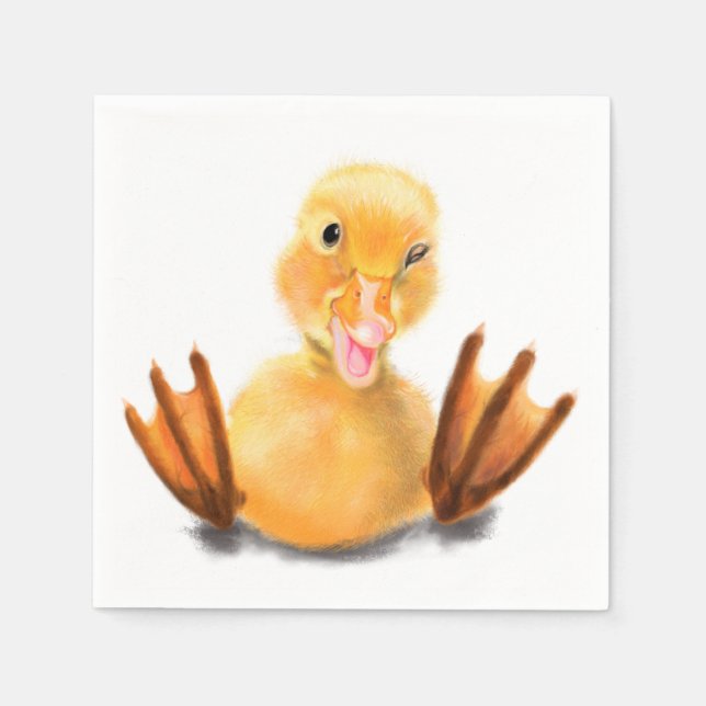 Guardanapo De Papel Happy Duck Napkins (Frente)