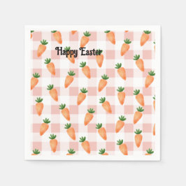 Guardanapo De Papel Happy Easter Carrots