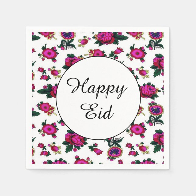 Guardanapo De Papel Happy Eid Napkins (Frente)