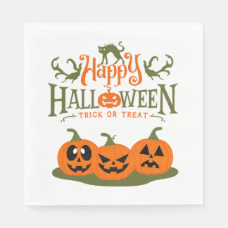 Guardanapo De Papel Happy Halloween - Cool Halloween