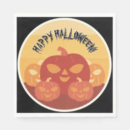 Guardanapo De Papel Happy Halloween! Pumpkins Paper Napkin