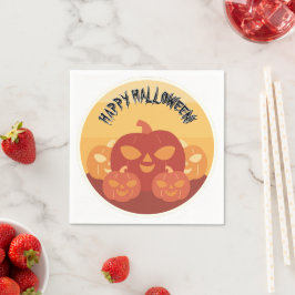 Guardanapo De Papel Happy Halloween! Pumpkins Paper Napkin