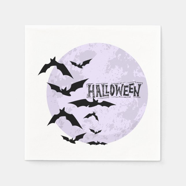 Guardanapo De Papel Happy Halloween Serviette en papier (Frente)