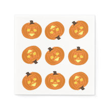 Happy Halloween theme napkins