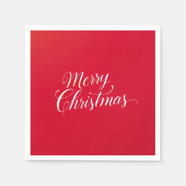 Guardanapo De Papel Happy New Year Merry Christmas Holiday Season (Frente)