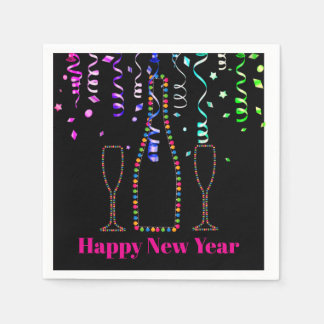 Guardanapo De Papel Happy New Year Paper Party Napkins