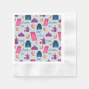 Guardanapo De Papel Happy Ramadan Pattern