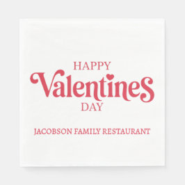 Guardanapo De Papel Happy Valentines Day