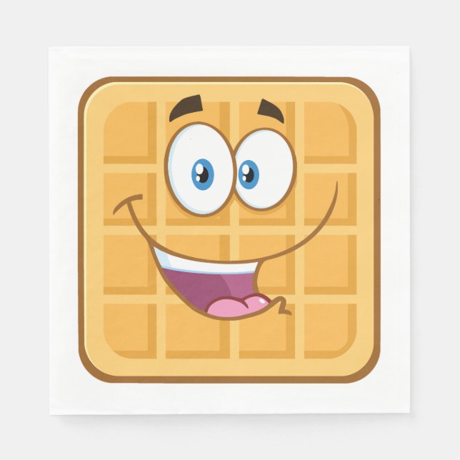 Guardanapo De Papel Happy Waffle (Frente)