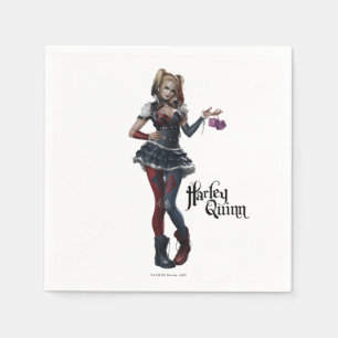 Guardanapo De Papel Harley Quinn Com Felpudo