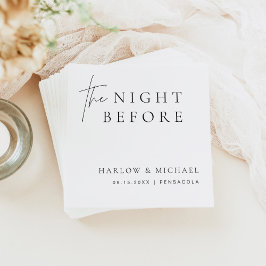 Guardanapo De Papel HARLOW Modern Na Noite Antes Do Janto De Ensaio