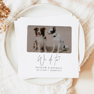 Guardanapo De Papel HARLOW Moderno Minimalista Fazemos Casamento