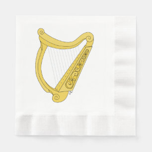 Guardanapo De Papel Harpa irlandesa