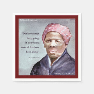 Guardanapo De Papel Harriet Tubman & Quote