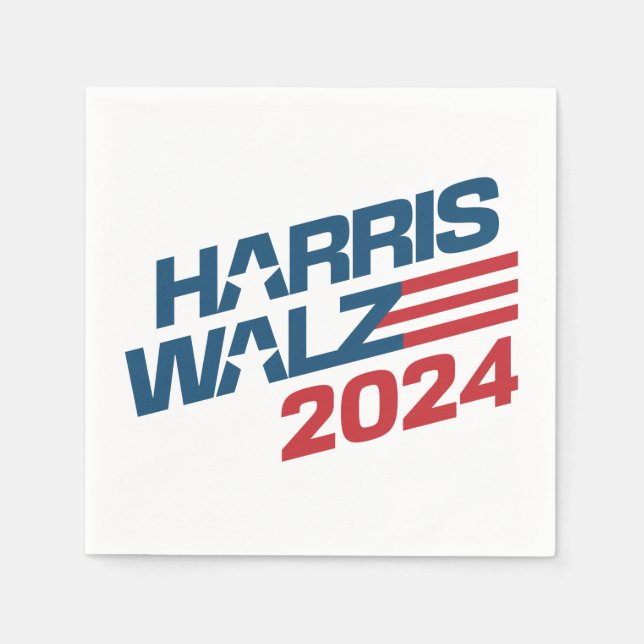 Guardanapo De Papel Harris Walz 2024 Eleição (Frente)