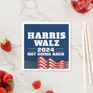 Guardanapo De Papel Harris Walz 2024 Vote Democrata