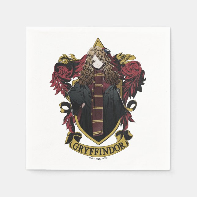 Guardanapo De Papel HARRY POTTER™ | Anime Hermione House Crest (Frente)