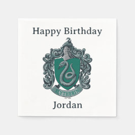 Guardanapo De Papel Harry Potter | Brasão de Slytherin Verde