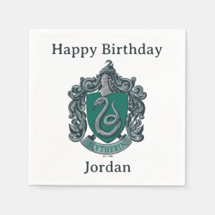 Guardanapo De Papel Harry Potter Brasão de Slytherin Verde