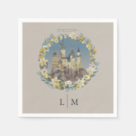 Guardanapo De Papel Harry Potter | Casamento Floral no Castelo de Hogw