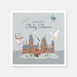 Guardanapo De Papel Harry Potter | Chá de Bebê do Castelo de Hogwarts