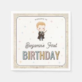 Guardanapo De Papel Harry Potter Chibi Draco Malfoy Mago Aniversário
