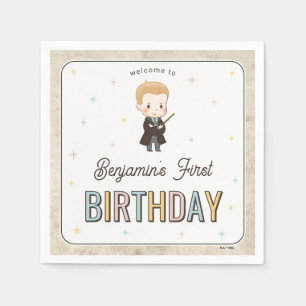 Guardanapo De Papel Harry Potter Chibi Draco Malfoy Mago Aniversário